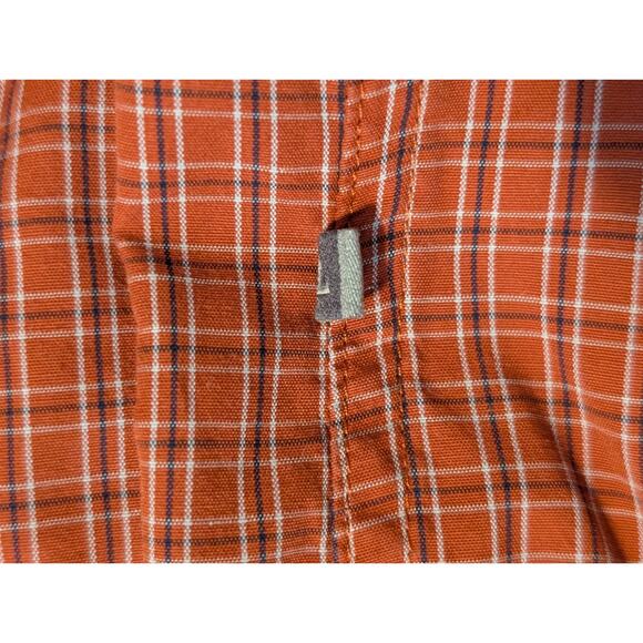 Toad & Co. Insect Shield Repellant Apparel Red Plaid Button Down Shirt Sz XL - Picture 5 of 13